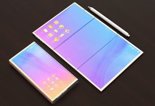 Foldable phone concept. Credit: Chesky/Shutterstock