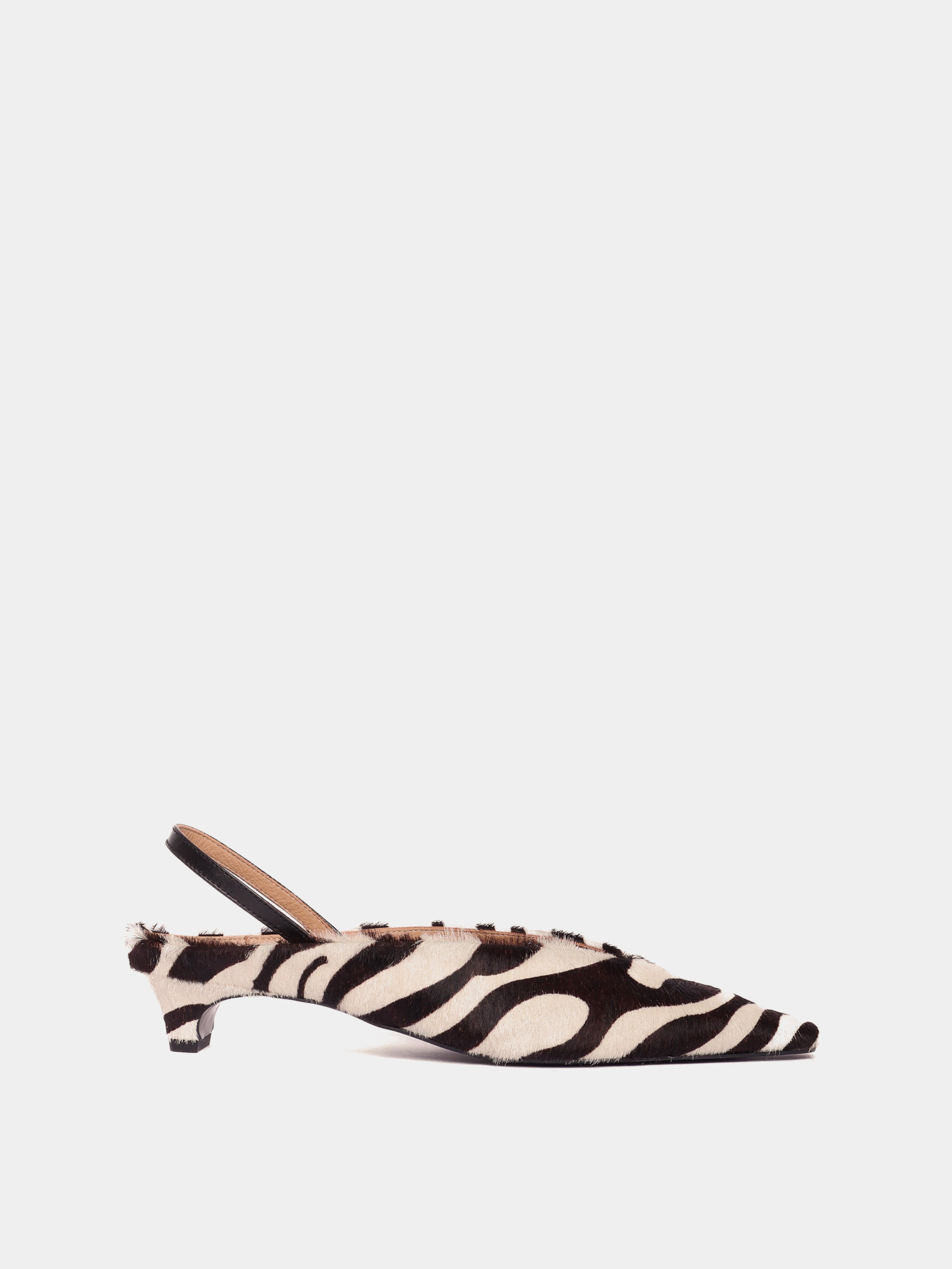Floresta Zebra Dot Pony Hair Mule | Maguire Shoes
