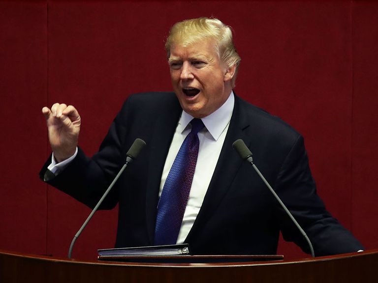 WATCH: Donald Trump Addresses Korean Assembly And Talks Golf