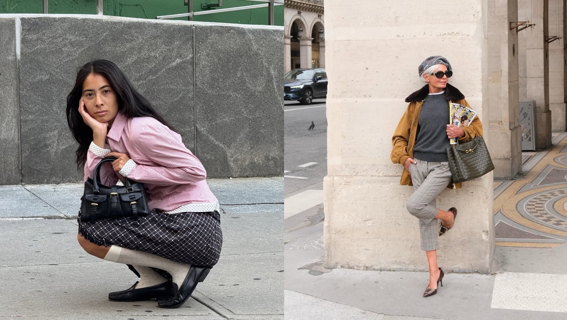 Michelle Li and Grece Ghanem in Miu Miu-inspired look 