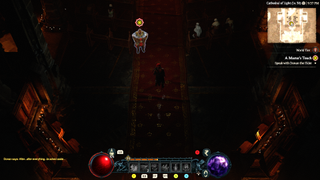 Diablo 4 Donan's Favor starts in the Cathedral of Light