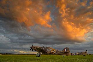 Image of Hawker Hurricane & Supermarine Spitfire by Moose Peterson