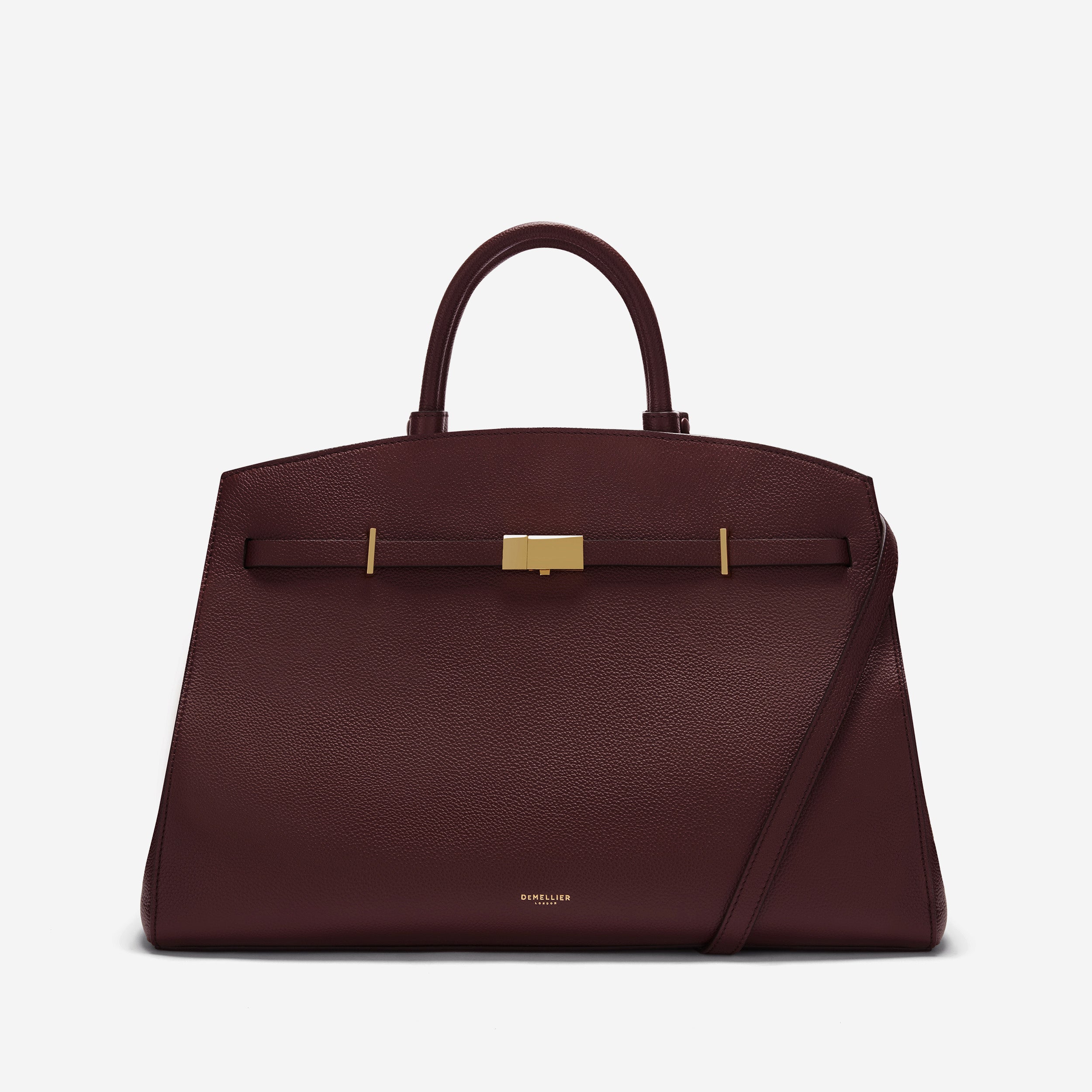 The Hudson | Burgundy Small Grain | Demellier