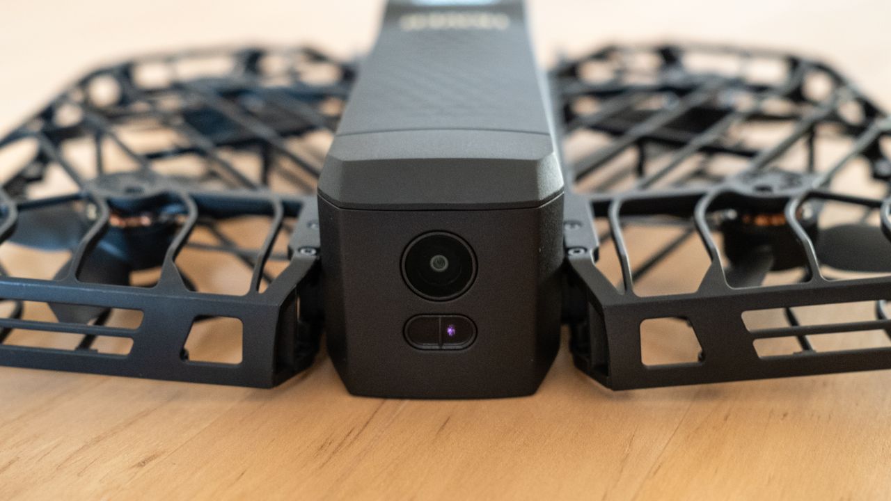HoverAir X1 PROMAX rear view to show anti collision sensors