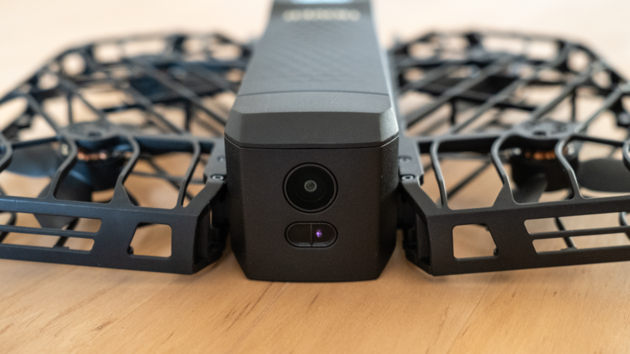 HoverAir X1 PROMAX rear view to show anti collision sensors