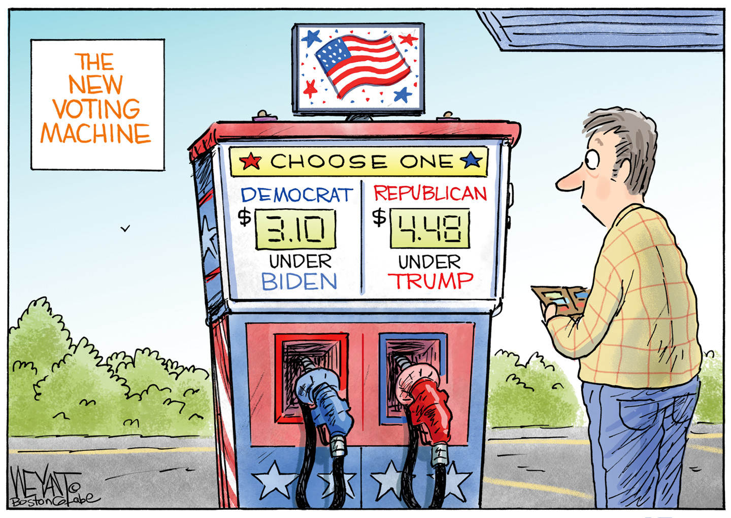 Political cartoon