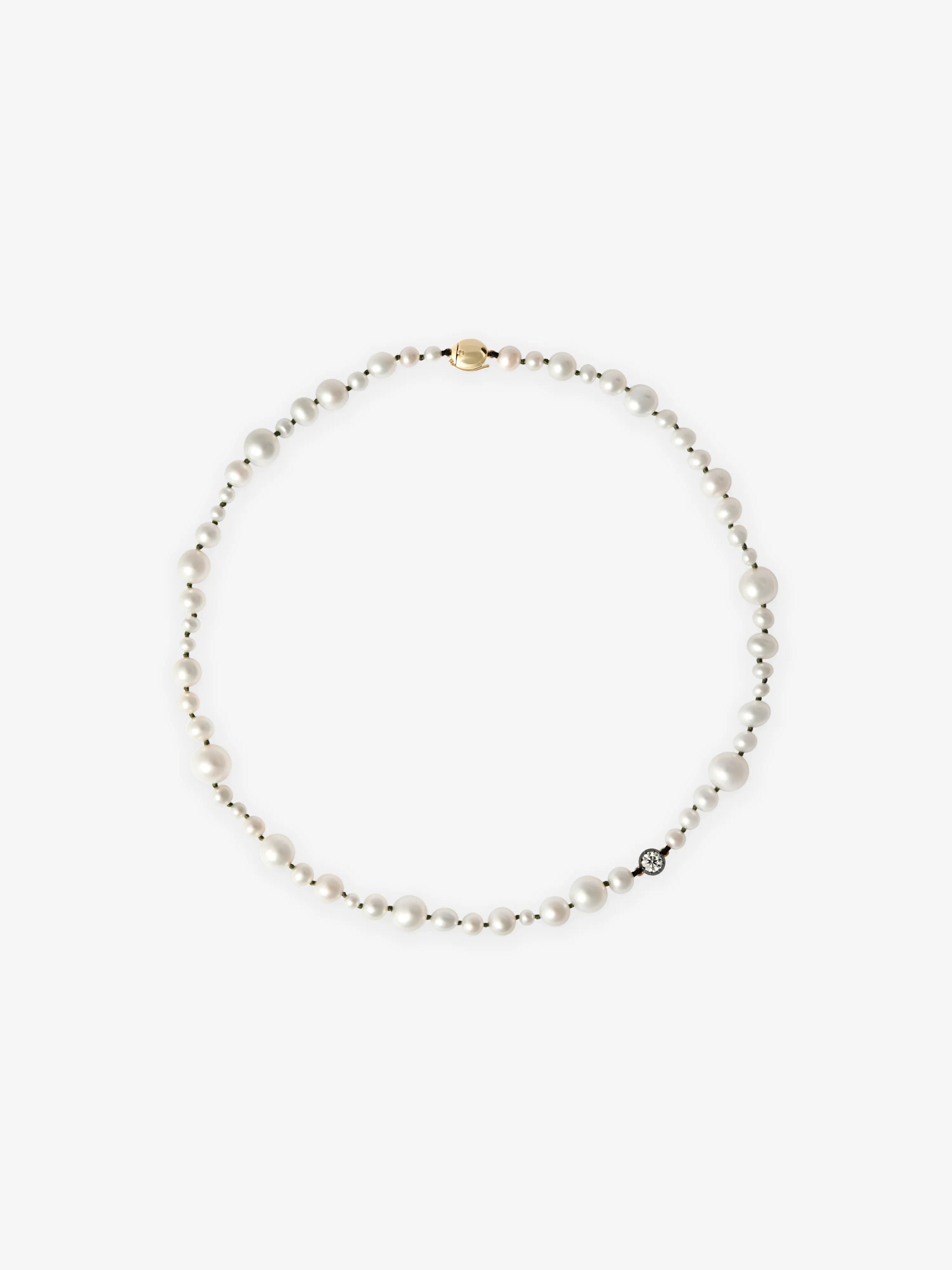 Beaches Pearl 
0.40ct Diamond 16" Necklace