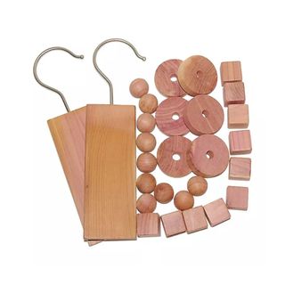 28-Piece Cedar Wood Moth Repellent Set