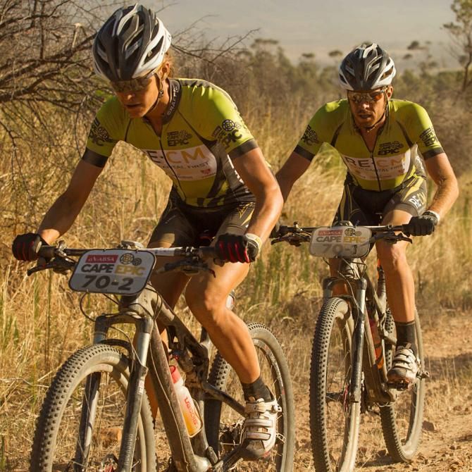 Ariane and Erik Kleinhans leaders of the Mixed category