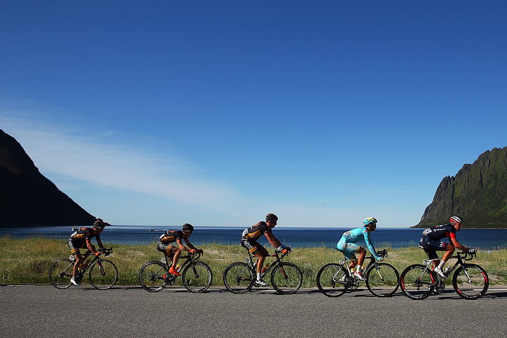 The field lined out during stage 3