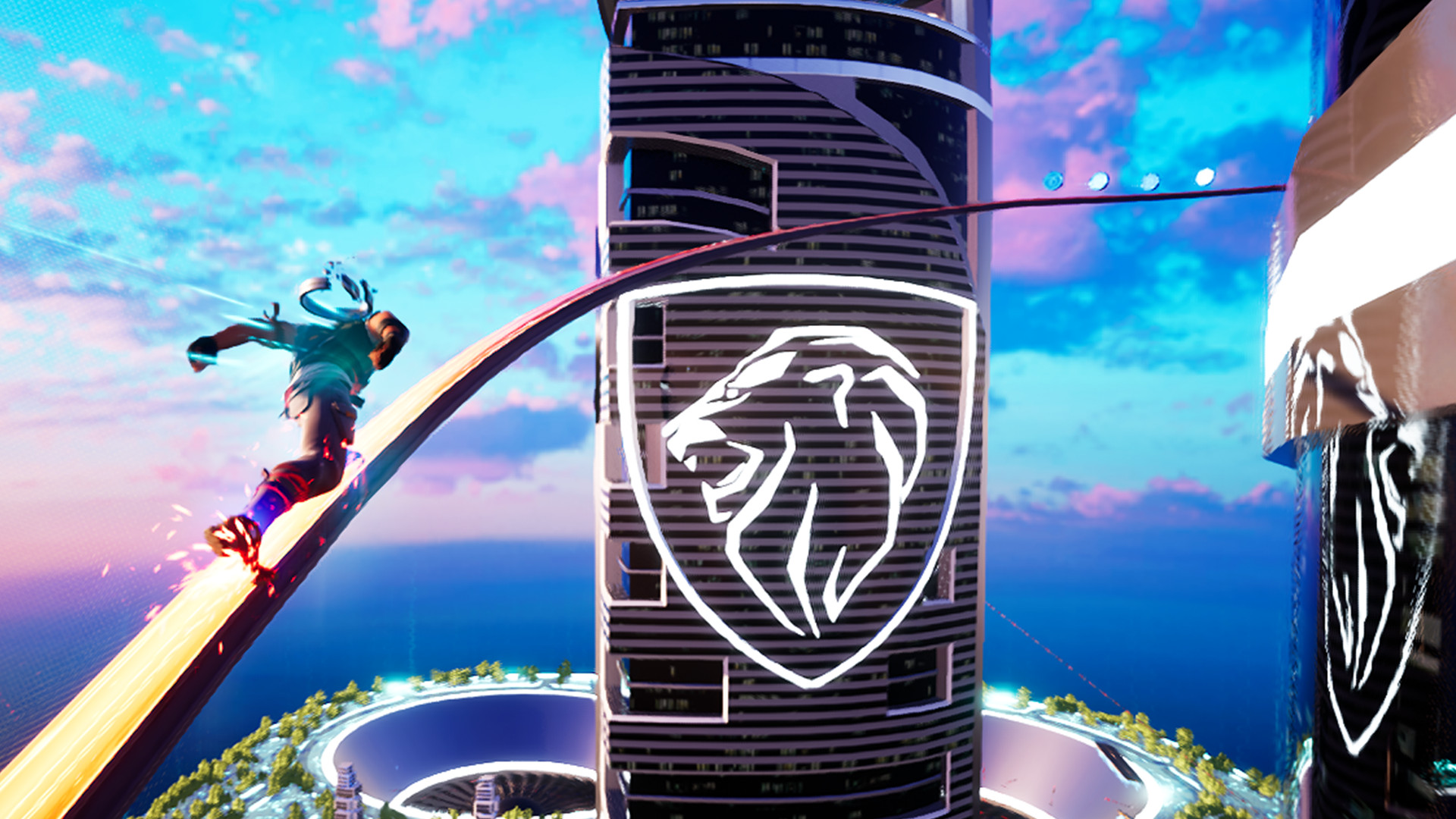 Polygon City Island is clearly Peugeot-branded