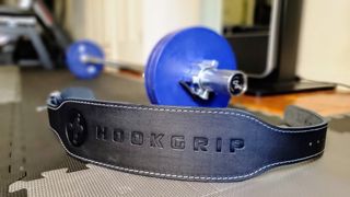 A photo of the Hookgrip weight lifting belt