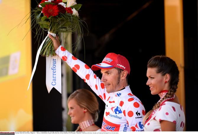 Joaquim Rodriguez (Katusha) stayed in the mountains jersey
