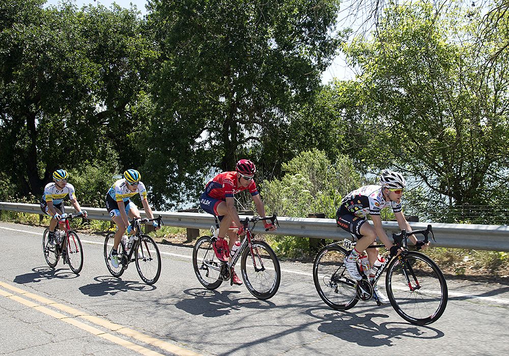 The stage 1 breakaway at the Tour of California
