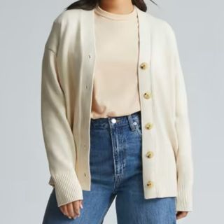 organic cotton cardigan