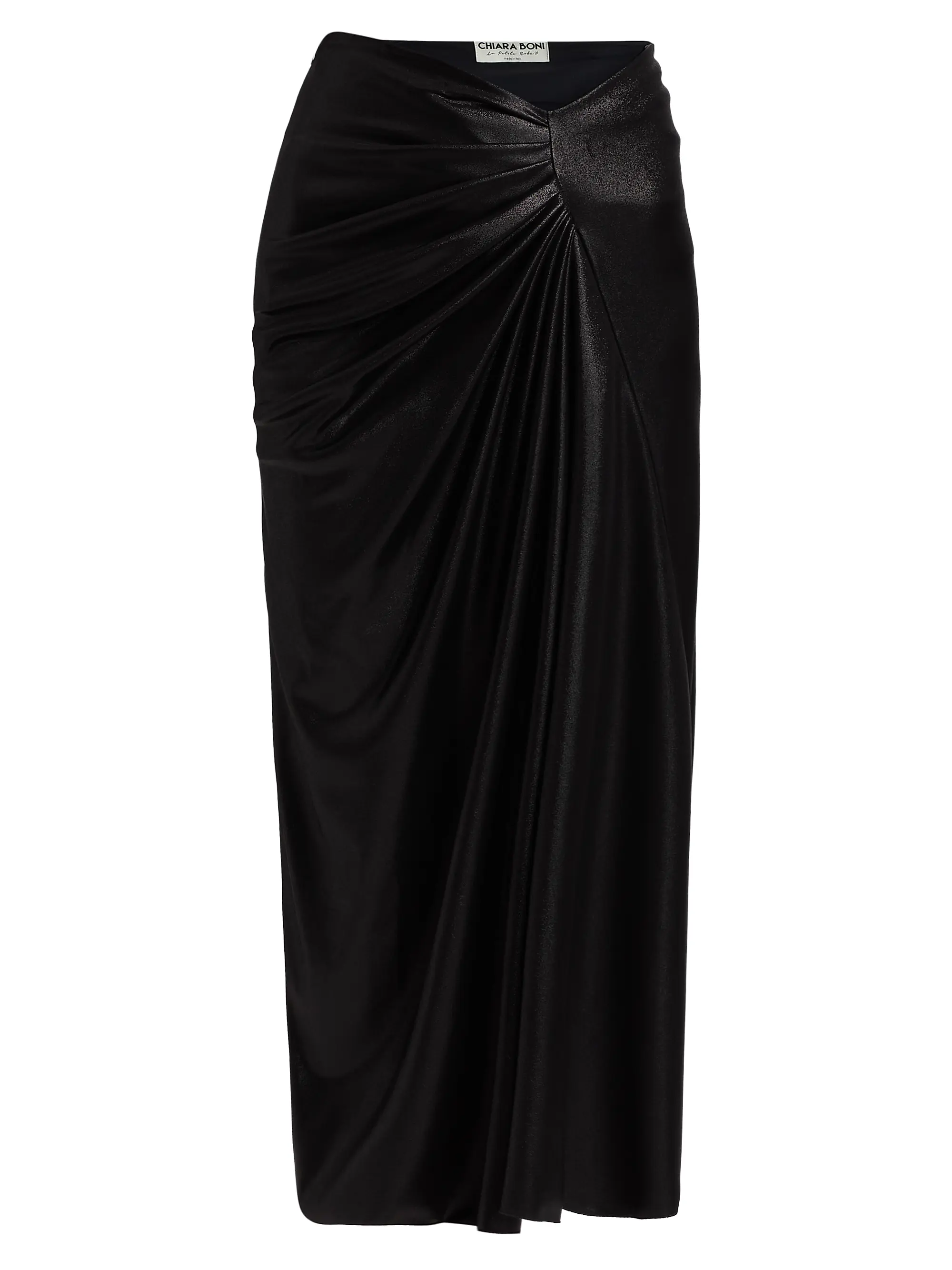 Rahma Splendid Relaxed-Fit Ruched Midi-Skirt