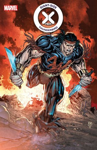 Giant-Size X-Men: Thunderbird #1 cover by Ken Lashley