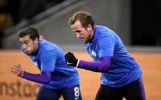 Harry Winks, left, and Harry Kane are both fighting to be fit for the finals
