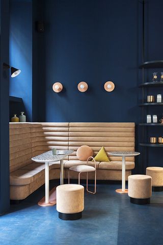 Interiors by Studiopepe at Cafezal restaurant, Milan, Italy