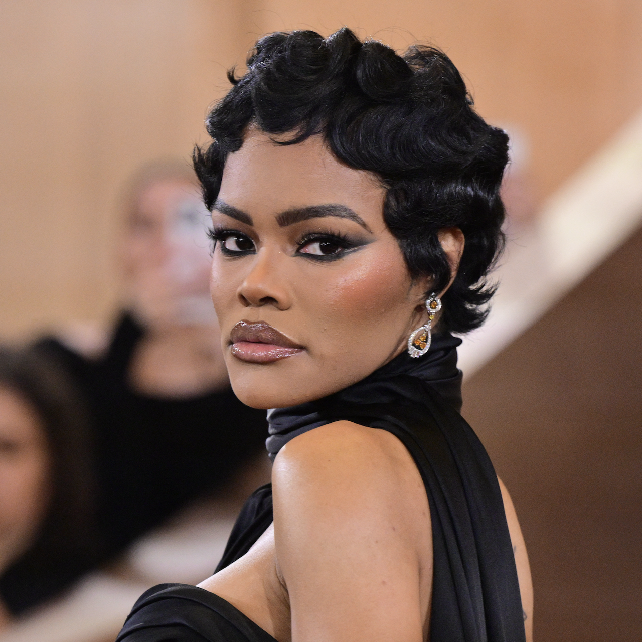 US actress Teyana Taylor attends the 83rd annual Golden Globe Awards at the Beverly Hilton hotel in Beverly Hills, California, on January 11, 2026
