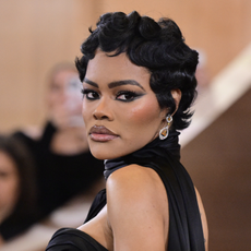 US actress Teyana Taylor attends the 83rd annual Golden Globe Awards at the Beverly Hilton hotel in Beverly Hills, California, on January 11, 2026