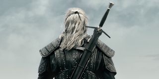 the witcher season 1 geralt of rivia back sword netflix