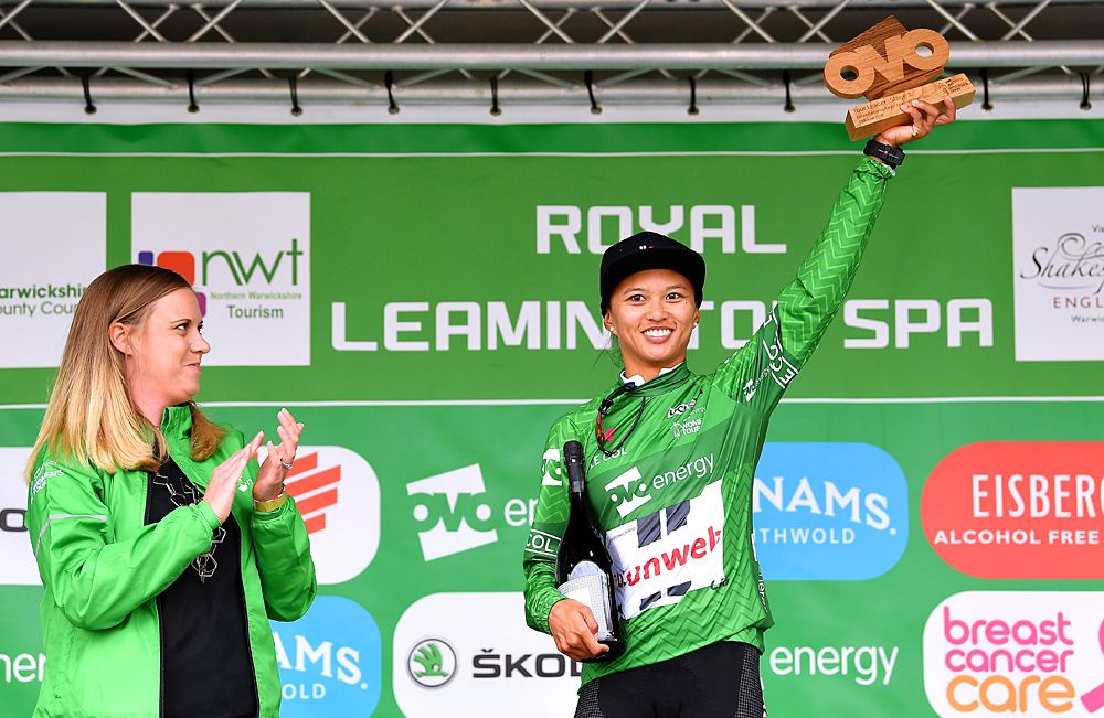 Coryn Rivera (Sunweb) leads the OVO Energy Women's Tour