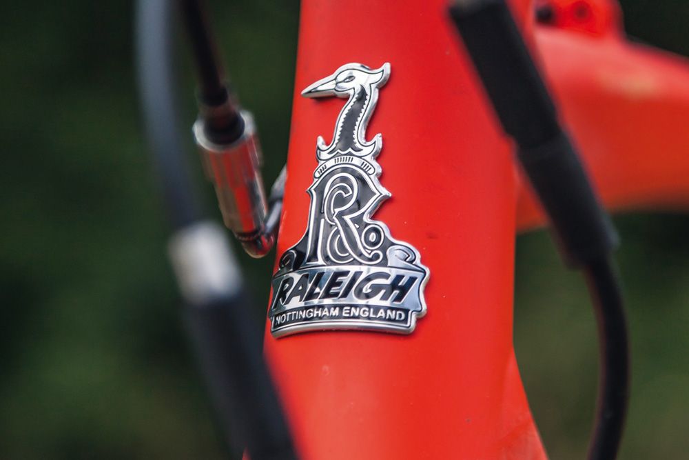 raleigh head tube badge