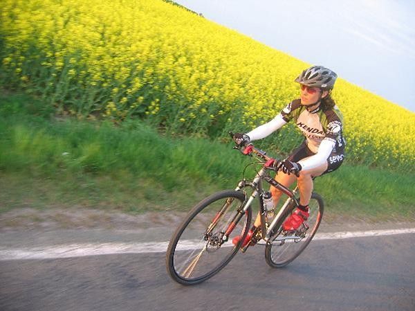 Mary training in Europe for the World Cup rounds.
