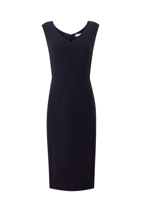 Clothing, Dress, Cocktail dress, Black, Little black dress, Day dress, Sheath dress, Sleeve, Neck, Formal wear,