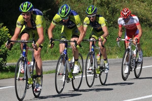 The Bretagne-Schuller riders in action