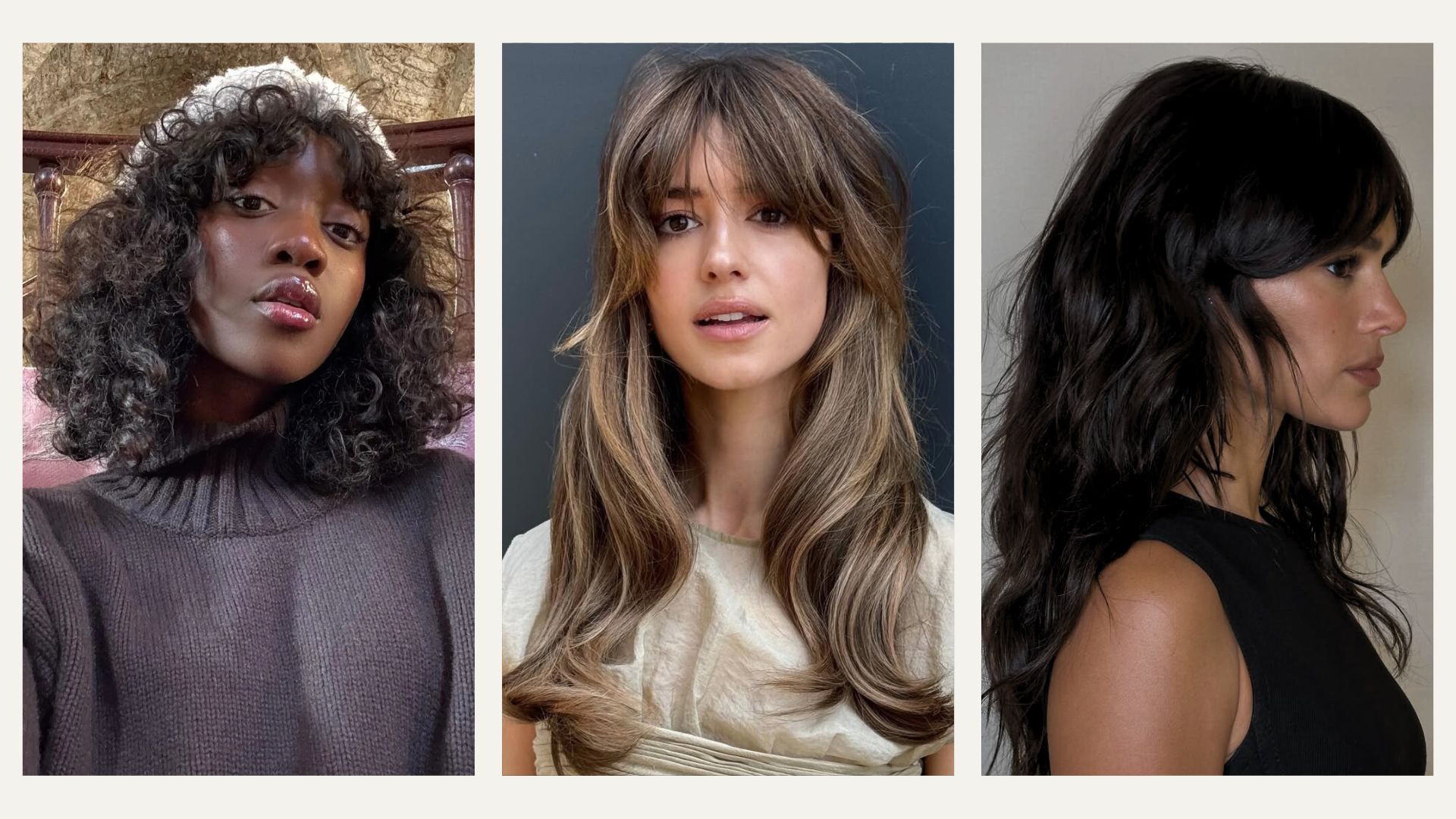 @emmanuellek_, @brycescarlett, @ninapark and @jennychohair showcase torn bangs
