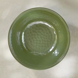 Green outdoor tableware