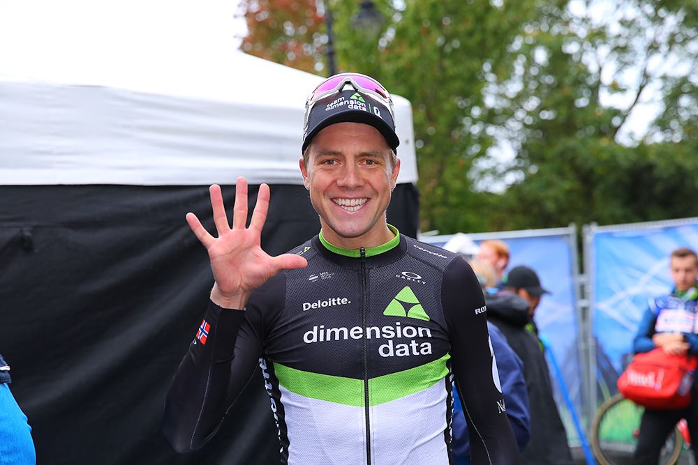 Five stage wins in Britain for Edvald Boasson Hagen