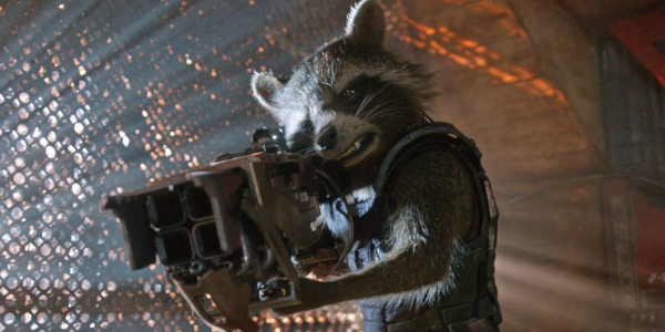 Rocket Raccoon in Guardians of the Galaxy