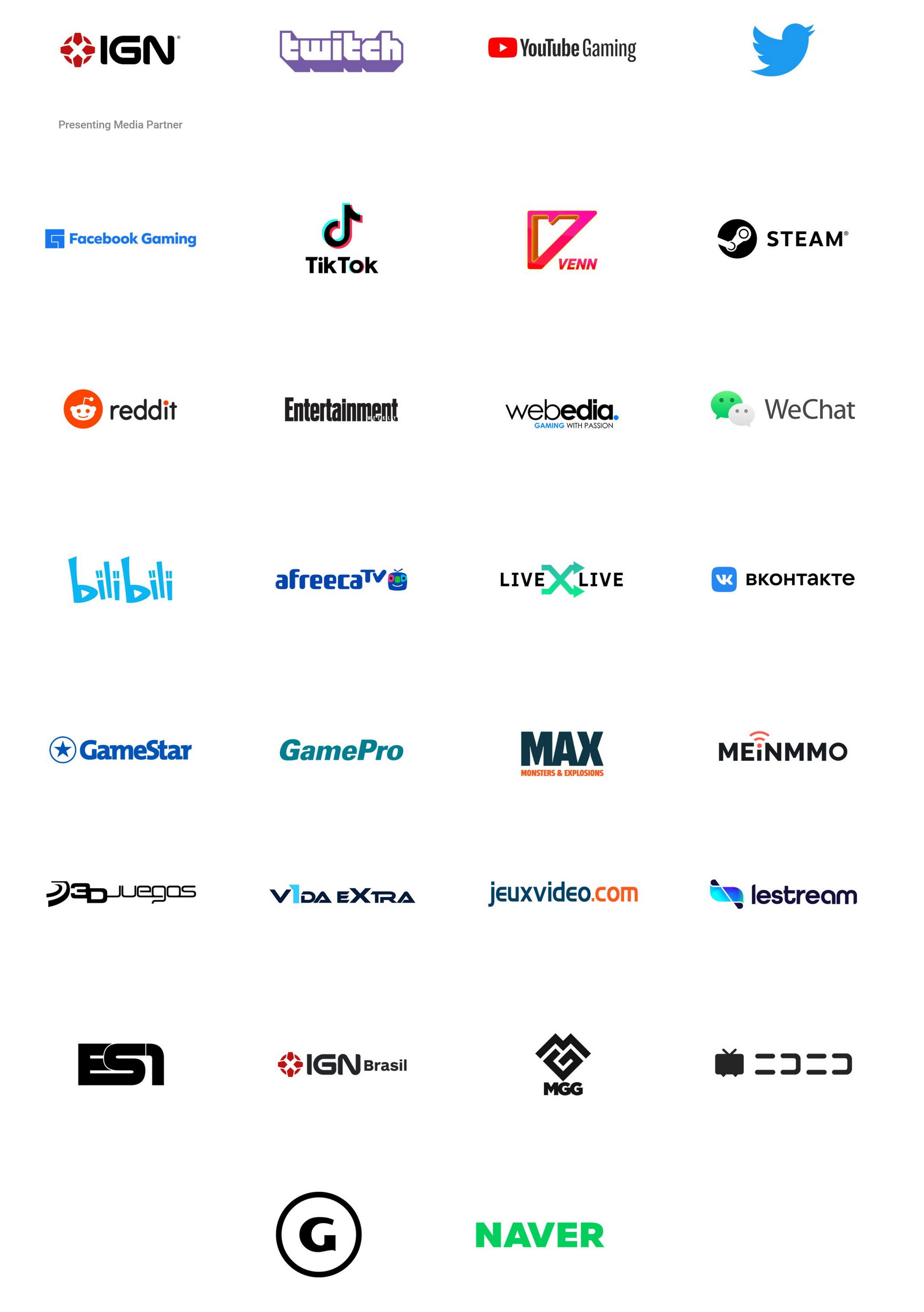 E3 2021 streaming partners