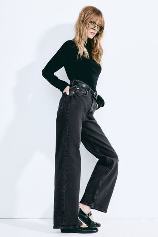 Harper High Rise Wide Leg Jeans