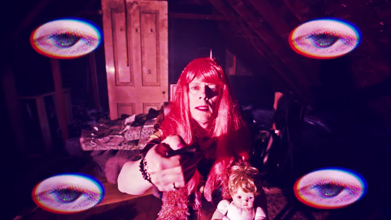 A still from the video