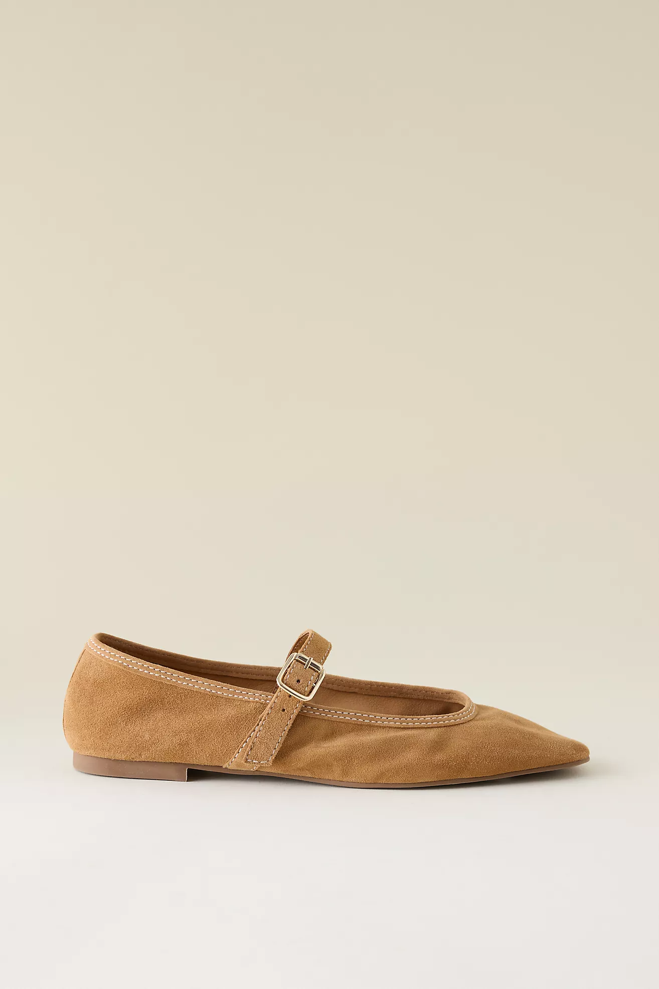 Suede Ballet Flats