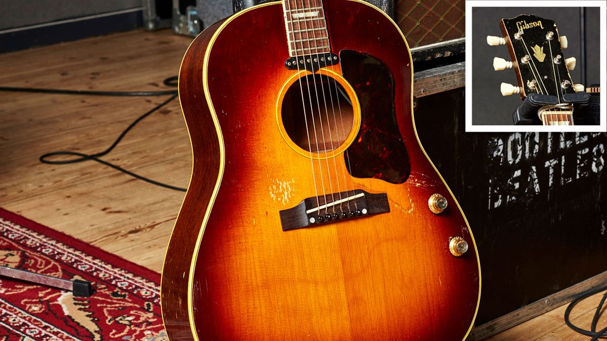 An original Gibson 1964 J-160 with its built-in pickup covers the task of recreating the acoustic sound in The Bootlegs&rsquo; set