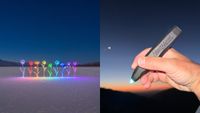 The Night-Writer is a light that's shaped like a pen instead of a flashlight and designed specifically for light painting