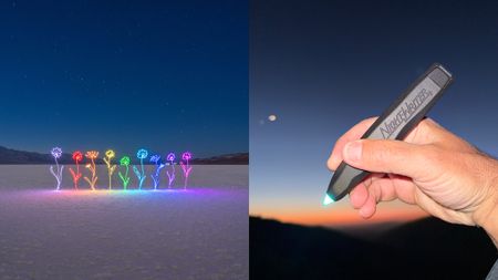 The Night-Writer is a light that's shaped like a pen instead of a flashlight and designed specifically for light painting