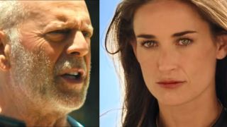 Bruce Willis in Paradise City and Demi Moore in Charlie's Angles: Full Throttle