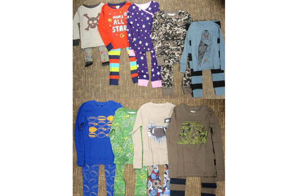 Recalled Target children's two-piece pajama sets
