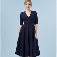 Myla Navy Midi Dress, $189.98 (£149) | The Pretty Dress Company&nbsp;