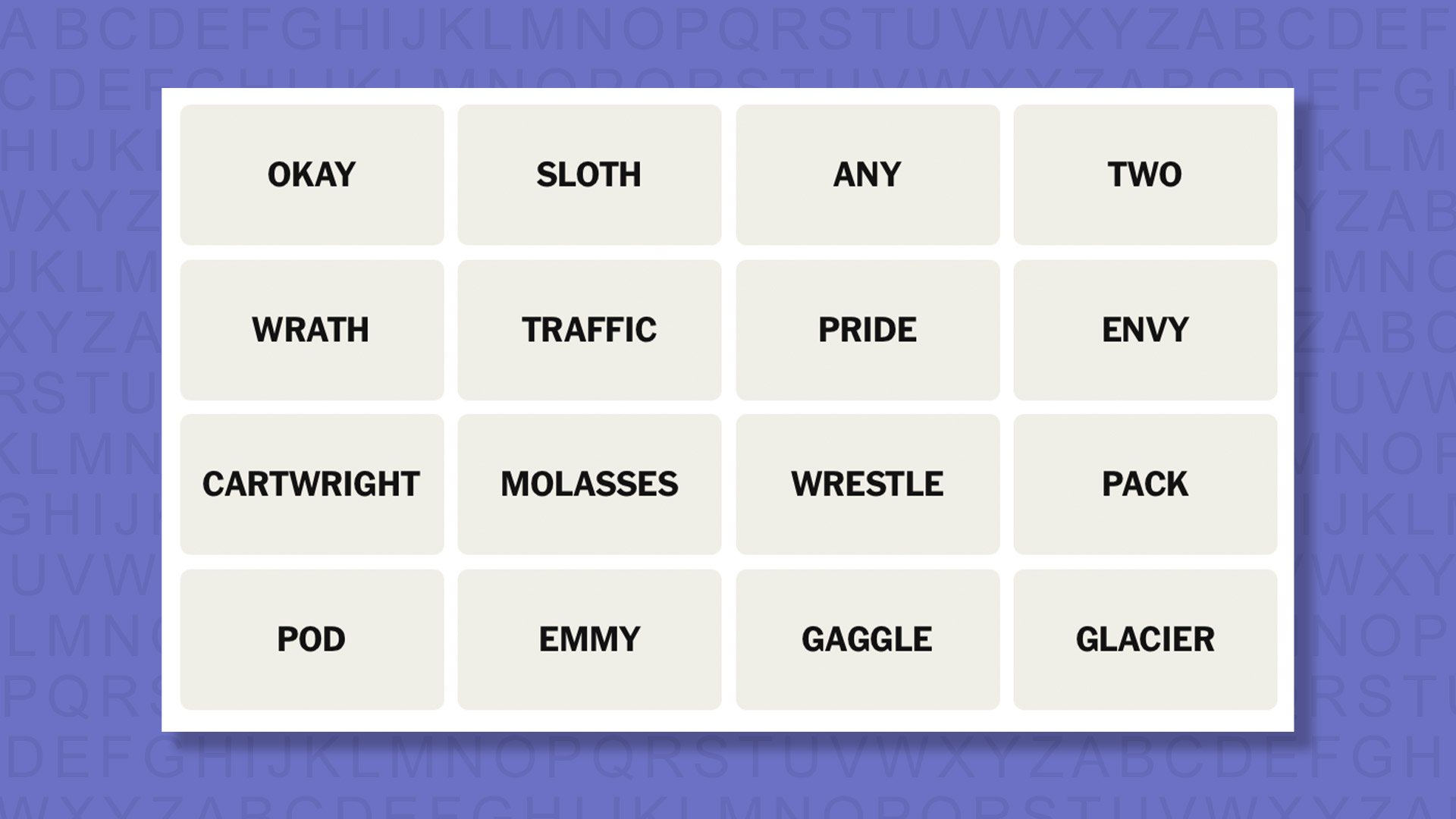 NYT Connections hints for game 1009 on a purple background