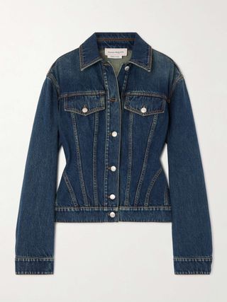 Paneled Denim Jacket