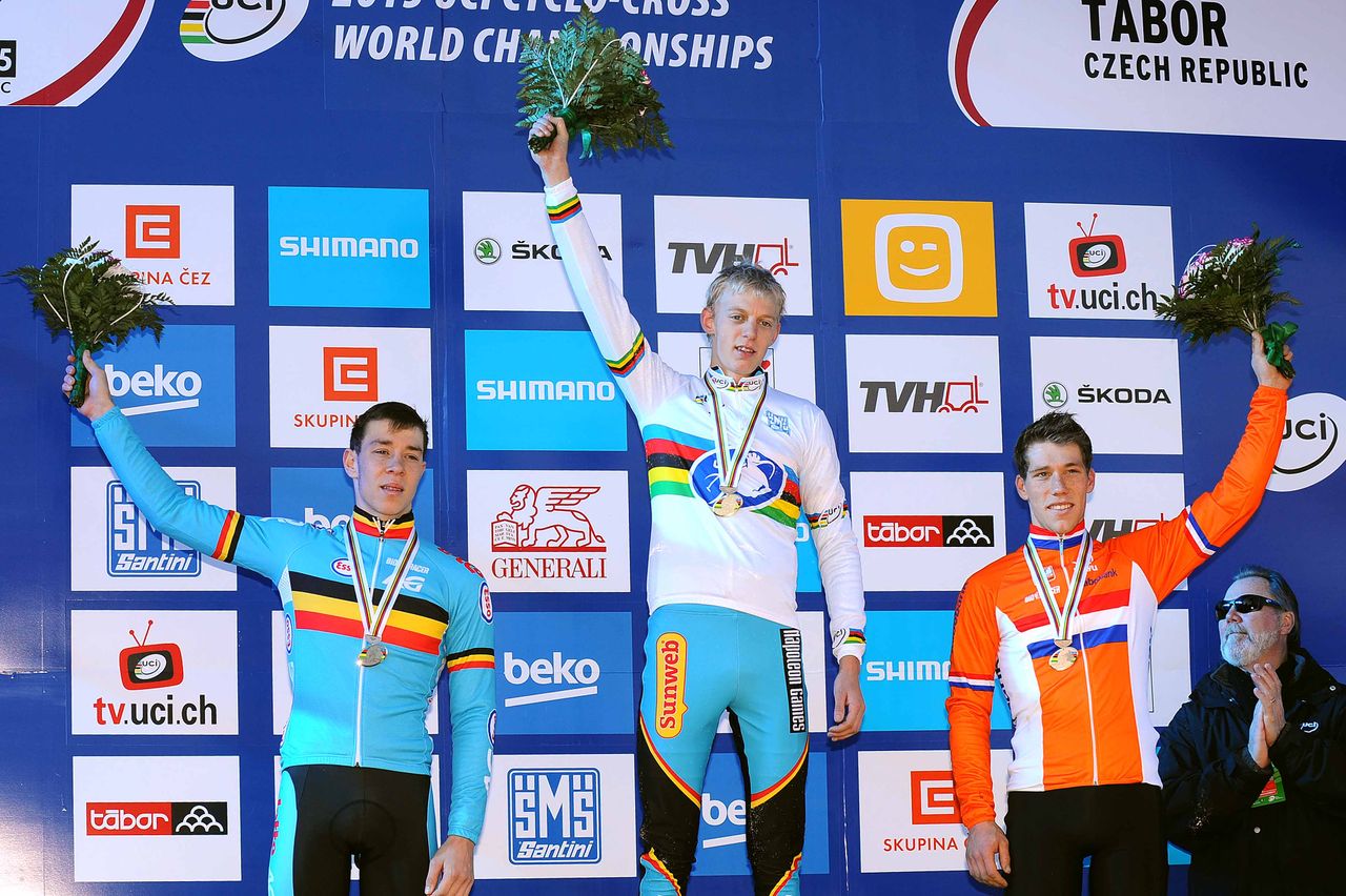The U23 podium