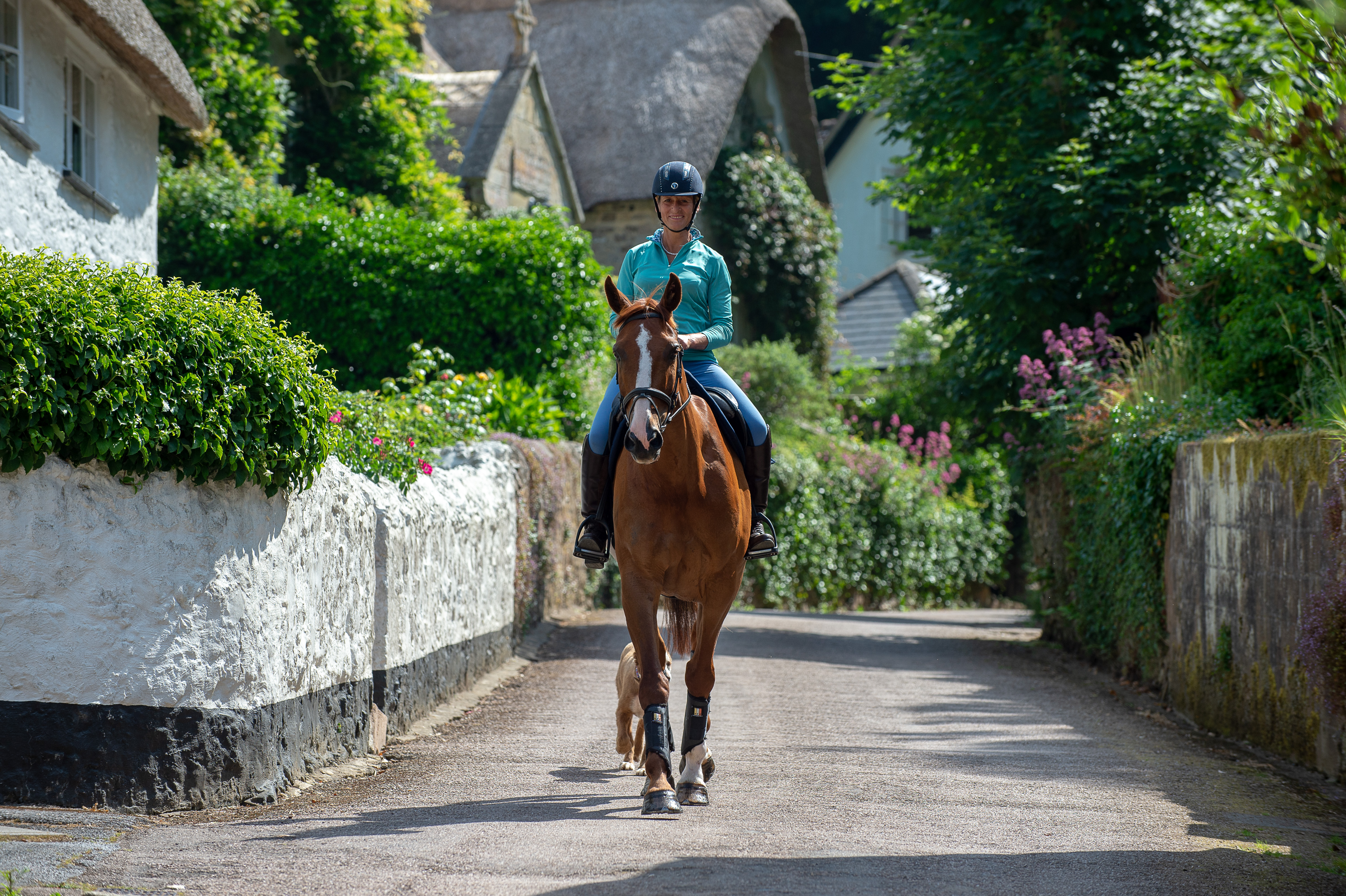 Mary King at home in Devon