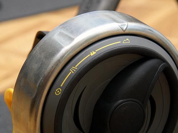 The SuperMagneto resistance unit can be set to one of four resistance curves depending on workout needs.